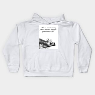 The power of music Kids Hoodie